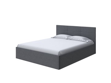 Полутороспальная кровать Vector Plus 140х200, Рогожка (Savana Grey (серый)) в Липецке