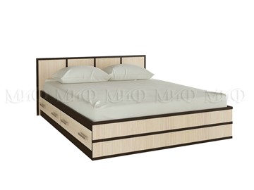 Полутороспальная кровать Сакура 1400 с ящиками в Липецке