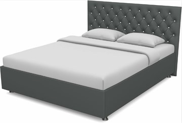 Кровать 1.5-спальная Флоренция-А 1400 с основанием (Nitro Grey) в Липецке