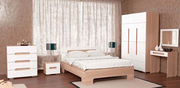 Модульная спальня Некст, цвет дуб сонома/белый в Липецке