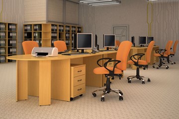 Комплект офисной мебели Классик рабочее место для опенспэйса (фрифло) в Липецке