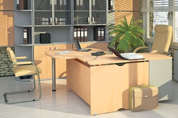 Офисный набор мебели Милан для руководителя отдела в Липецке