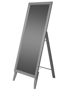 Зеркало напольное в гардероб BeautyStyle 29 (131х47,1х41,5см) Серый в Липецке