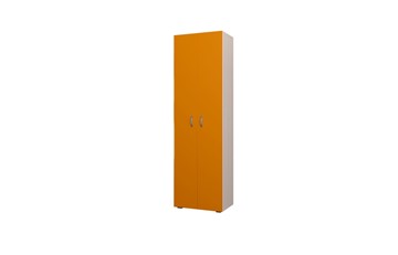 Шкаф детский распашной ТМК 600 ДО Млечный дуб, Оранжевый в Липецке