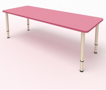 Детский стол 2-местный  (по одну сторону столешн.) СДО-2 (0-3) розовый в Липецке