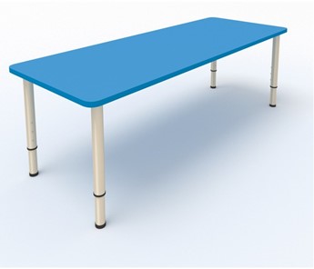 Детский стол 2-местный  (по одну сторону столешн.) СДО-2 (0-3) синий в Липецке