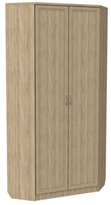 Шкаф 401 угловой со штангой, цвет Дуб Сонома в Липецке