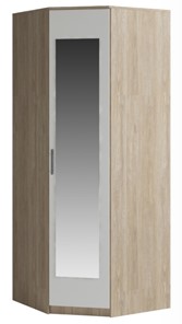 Шкаф угловой Genesis Светлана, с зеркалом, белый/дуб сонома в Липецке