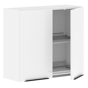 Навесной шкаф с посудосушителем IBIZA Белый MHSU 8072.1P (800х320х720) в Липецке