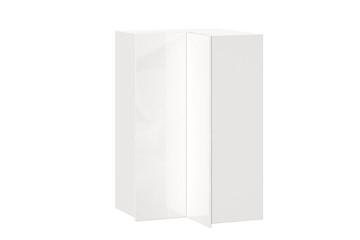 Шкаф кухонный угловой высокий Шервуд, ЛД 281.570.000.170, белый/белый глянец в Липецке
