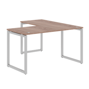 Письменный стол угловой левый XTEN-Q Дуб-сонома- серебро XQCT 1415 (L) (1400х1500х750) в Липецке