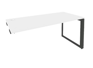Приставной стол к тумбе O.MO-SPR-4.8 Антрацит/Белый бриллиант в Липецке