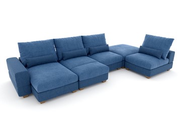 П-образный диван V-10-M П (П1+Д4+Д2+УС+ПС), Memory foam в Липецке