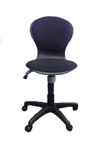Детское вращающееся кресло LB-C 03, цвет черный в Липецке