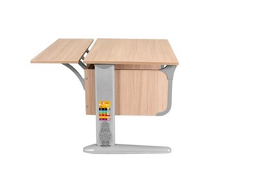 Детский стол-трансформер 6/75 (СУТ.48) + Polka_z 6/750 Ясень/серый/серый в Липецке