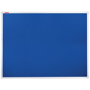 Доска  для объявлений c текстильным покрытием для объявлений 60х90 см синяя, ГАРАНТИЯ 10 ЛЕТ, РОССИЯ, BRAUBERG, 231700 в Липецке