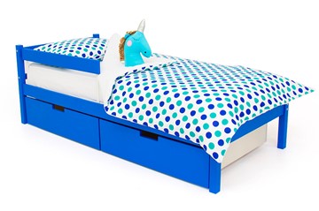 Кровать в детскую Skogen classic синяя в Липецке