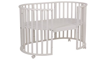Детская кроватка-трансформер POLINI Kids Simple 905 Белый в Липецке - предосмотр 3