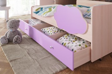 Двухэтажная детская кровать Соник 1.6 с ящиком, Ясень Шимо в Липецке - предосмотр 1