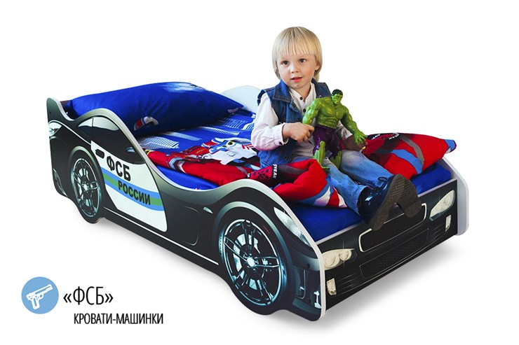 Кровать-машина детская ФСБ в Липецке - изображение 1