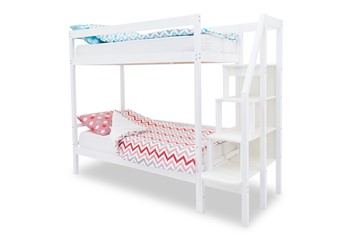 Двухэтажная детская кровать Svogen белый в Липецке - предосмотр 2