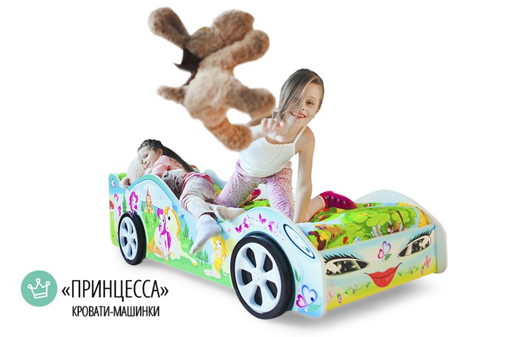 Кровать-машина детская Принцесса в Липецке - изображение 3