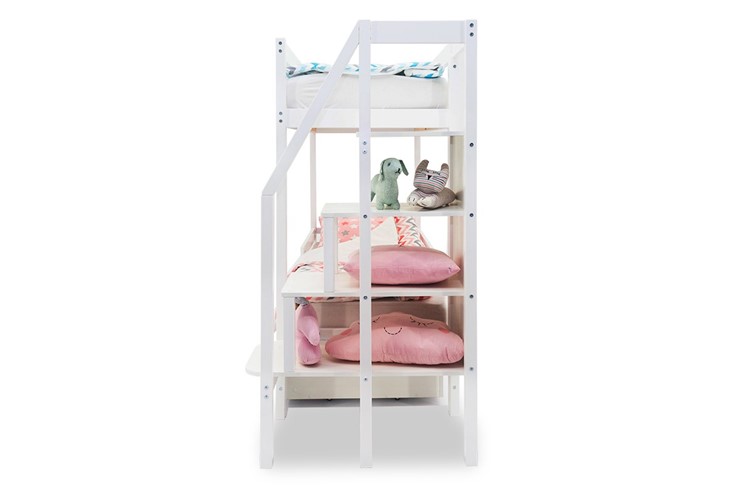 Двухэтажная детская кровать Svogen белый в Липецке - изображение 7