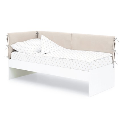 Мягкая кровать Denvas, холодный бежевый в Липецке - изображение