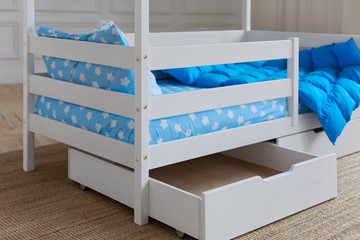 Детская кровать Домик с ящиками, цвет белый в Липецке - предосмотр 3