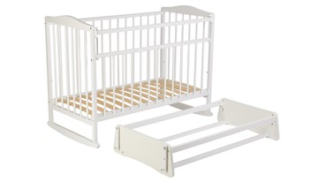 Кровать детская с маятником Фея 204 Белый в Липецке - предосмотр 1