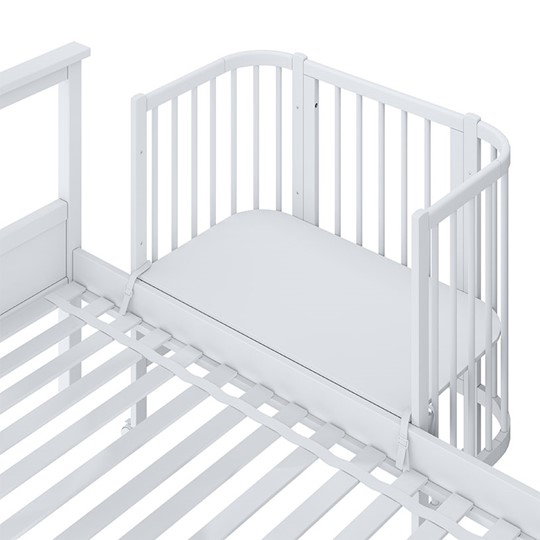 Приставная кровать POLINI Kids Simple 120 Белый в Липецке - изображение 5