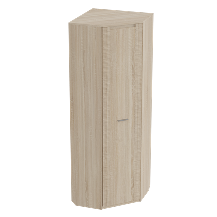 Угловой распашной шкаф Элана, Дуб сонома 720х720х208 в Липецке - изображение