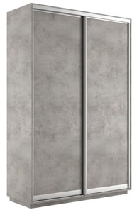 Шкаф 2-створчатый Экспресс (ДСП) 1200х450х2400, бетон в Липецке