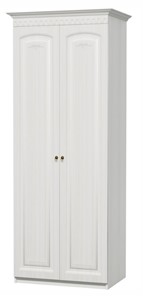 Распашной шкаф Гармония-4, 2-х створчатый, цвет Дуб беленый в Липецке