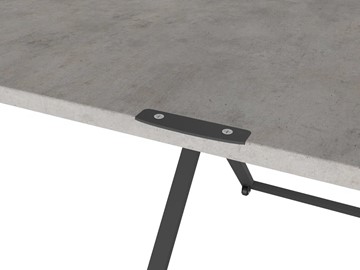 Складной стол-трансформер Генри, бетон чикаго/чёрный в Липецке - предосмотр 4