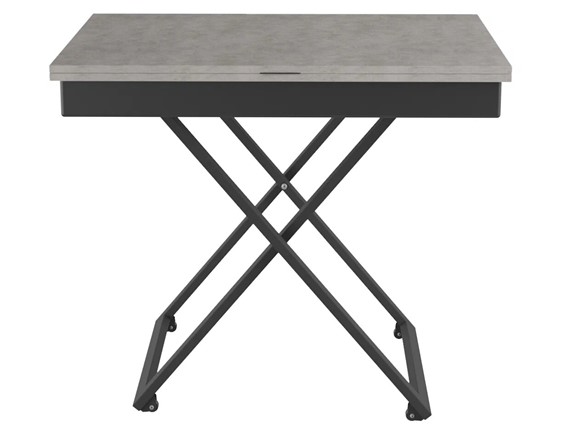 Складной стол-трансформер Генри, бетон чикаго/чёрный в Липецке - изображение