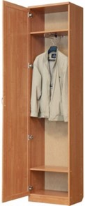 Шкаф одностворчатый 107 с выдвижной штангой, цвет Дуб Сонома в Липецке - предосмотр 1