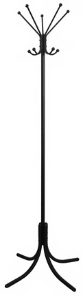 Вешалка для одежды КР-10Л, цвет черный в Липецке - изображение