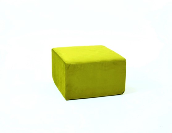 Пуф бескаркасный Тетрис 50х50, зеленый в Липецке - изображение
