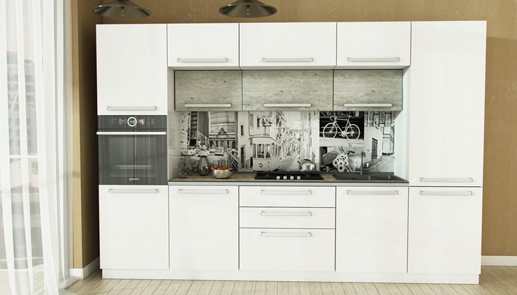Модульный кухонный гарнитур Герда, длина 320 см в Липецке - изображение