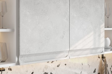 Угловой гарнитур Вельвет, бетон графит/бетон снежный в Липецке - предосмотр 4