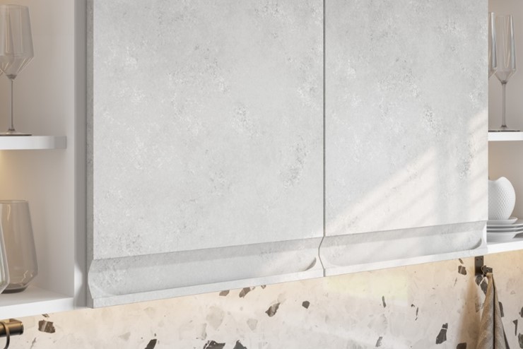 Угловой гарнитур Вельвет, бетон графит/бетон снежный в Липецке - изображение 4