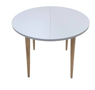 Кухонный стол круглый Серый камень 90*90 см ЛДСП в Липецке - предосмотр 2
