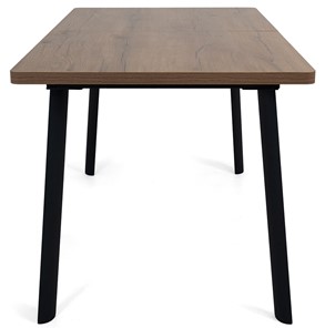 Кухонный стол раздвижной Дали-1L(ноги черные, дуб табако) в Липецке - предосмотр 2