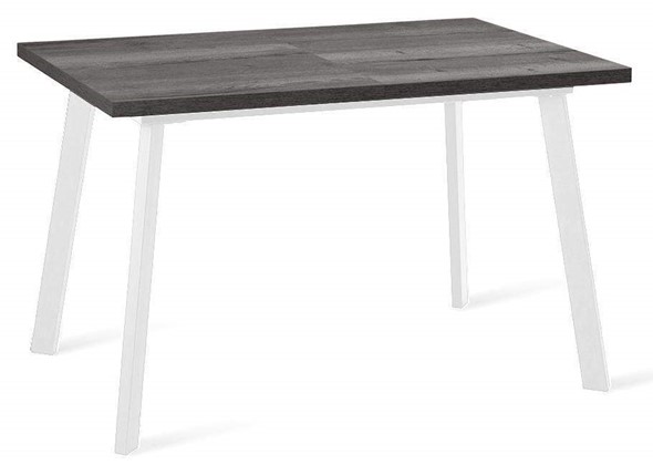 Кухонный раскладной стол Dikline HB120 Сосна Пасадена/ножки белые в Липецке - изображение