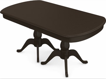 Раздвижной стол Фабрицио-2 исп. Мыло большой 2 вставки, Тон 8 Покраска + патина (в местах фрезеровки) в Липецке