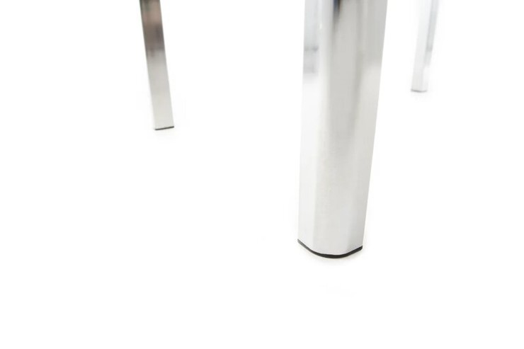Кухонный раскладной стол Гамбург исп. мини, Пластик (Дерево темное, опоры хром) в Липецке - изображение 4