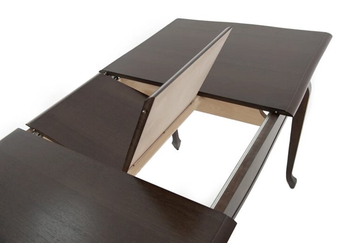Кухонный раскладной стол Кабриоль 1200х800, (Тон 7 - Орех тёмный) Морилка/Эмаль в Липецке - изображение 8