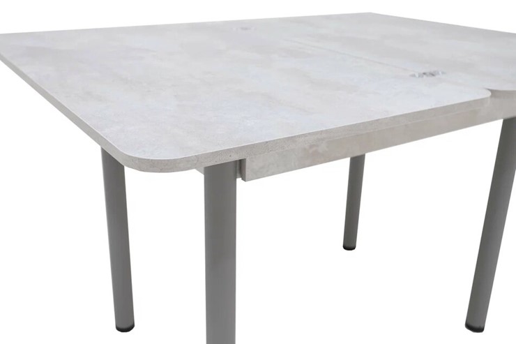 Кухонный стол раздвижной Прайм-3Р, Цемент светлый в Липецке - изображение 3