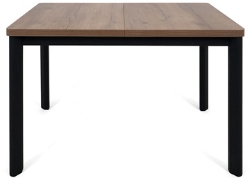 Кухонный стол раздвижной Токио-2L (ноги металлические черные, дуб табако) в Липецке - предосмотр 1